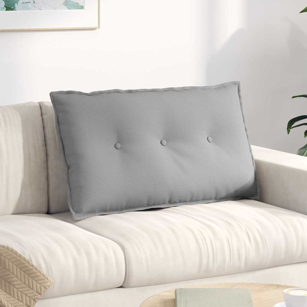 Vidaxx coussin de dossier gris nuage 80 x 19 x 50 cm tissu