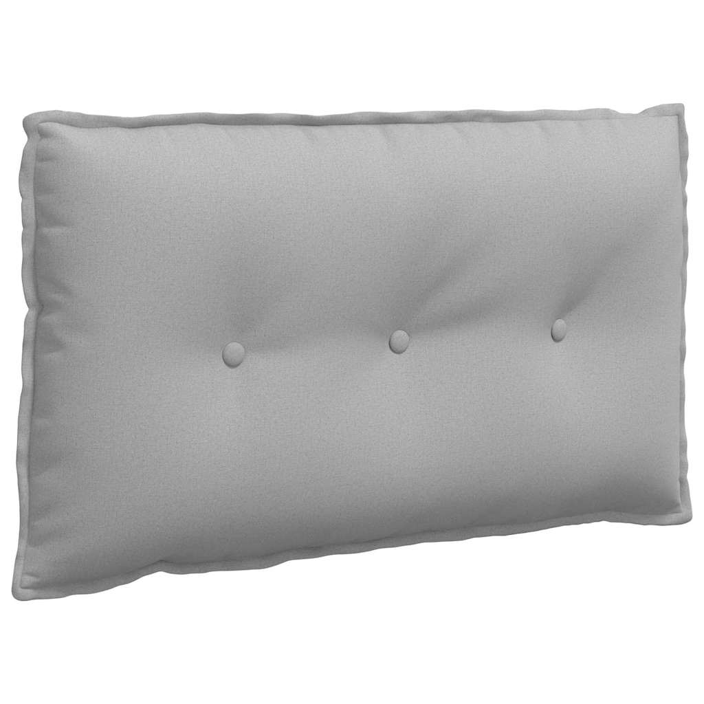 Vidaxx coussin de dossier gris nuage 80 x 19 x 50 cm tissu