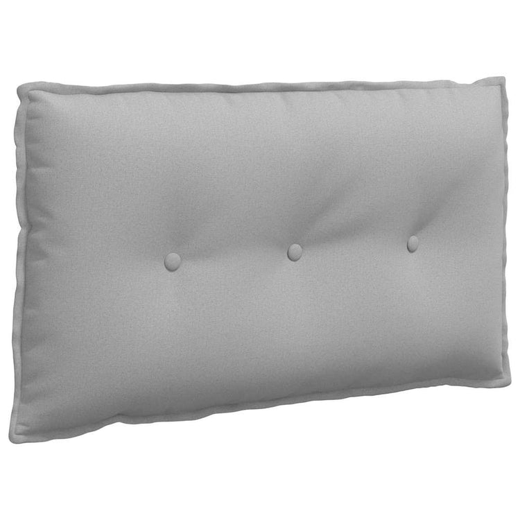 Vidaxx coussin de dossier gris nuage 80 x 19 x 50 cm tissu