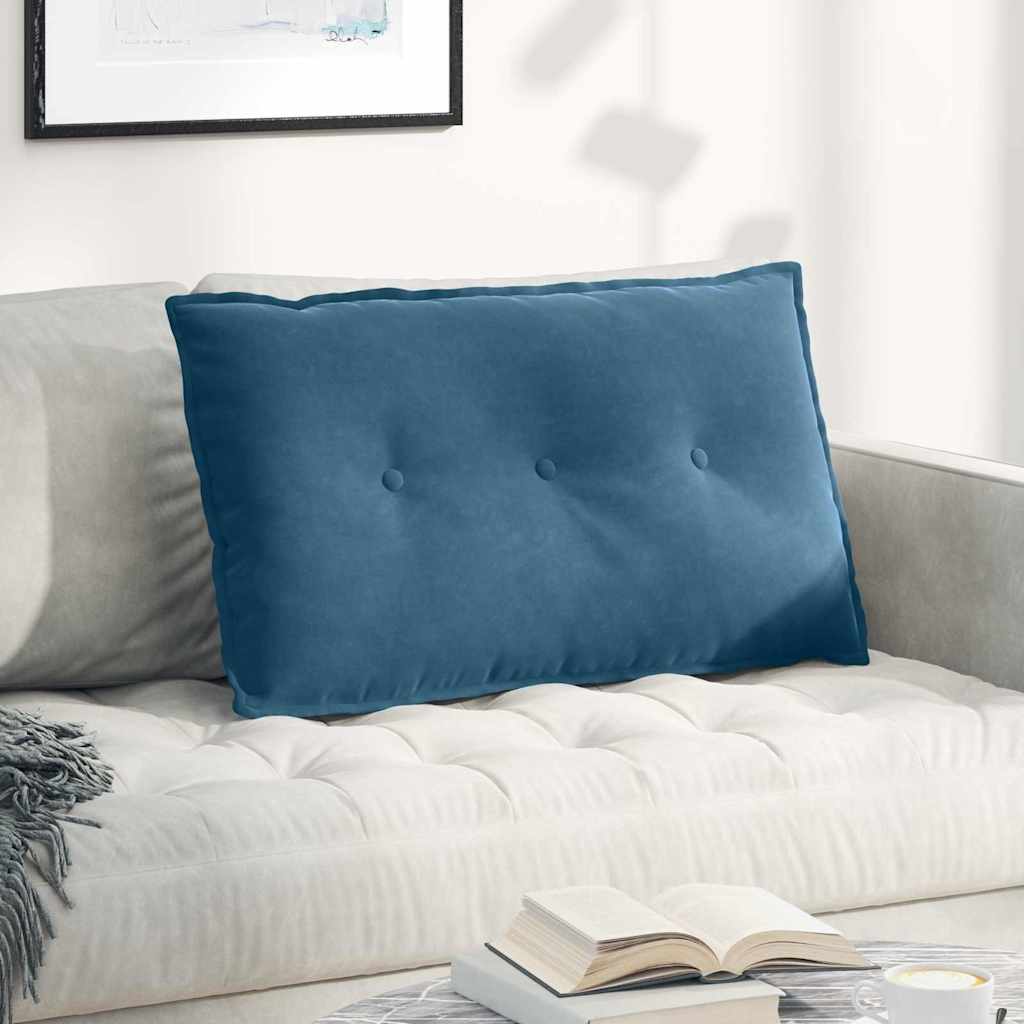 Vidaxx coussin de dossier bleu 80 x 50 cm tissu corde