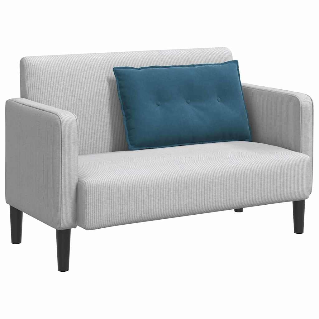 Vidaxx coussin de dossier bleu 80 x 50 cm tissu corde