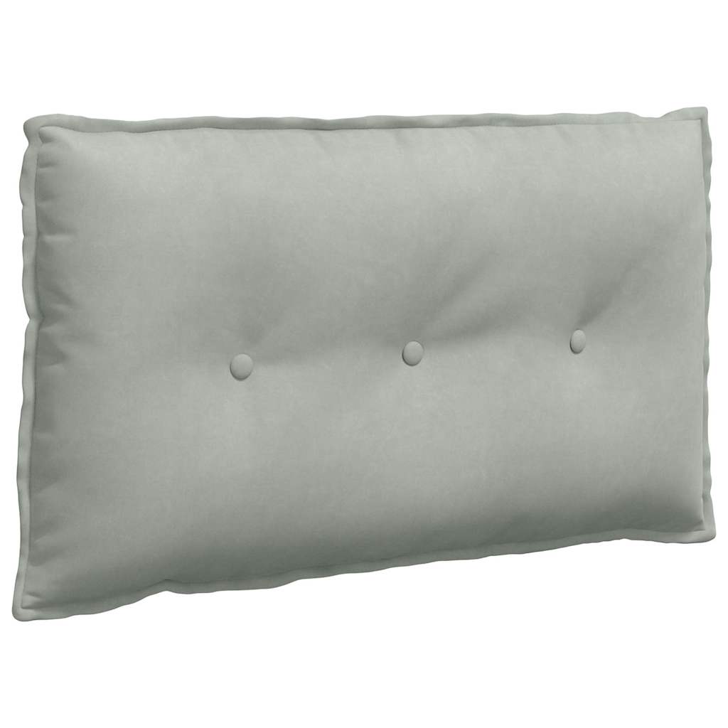 Vidaxx coussin de dossier gris clair 80 x 50 cm tissu corde