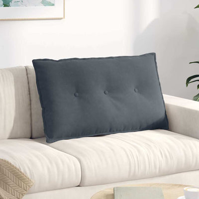 Vidaxx coussin de dossier gris foncé 80 x 50 cm tissu corde