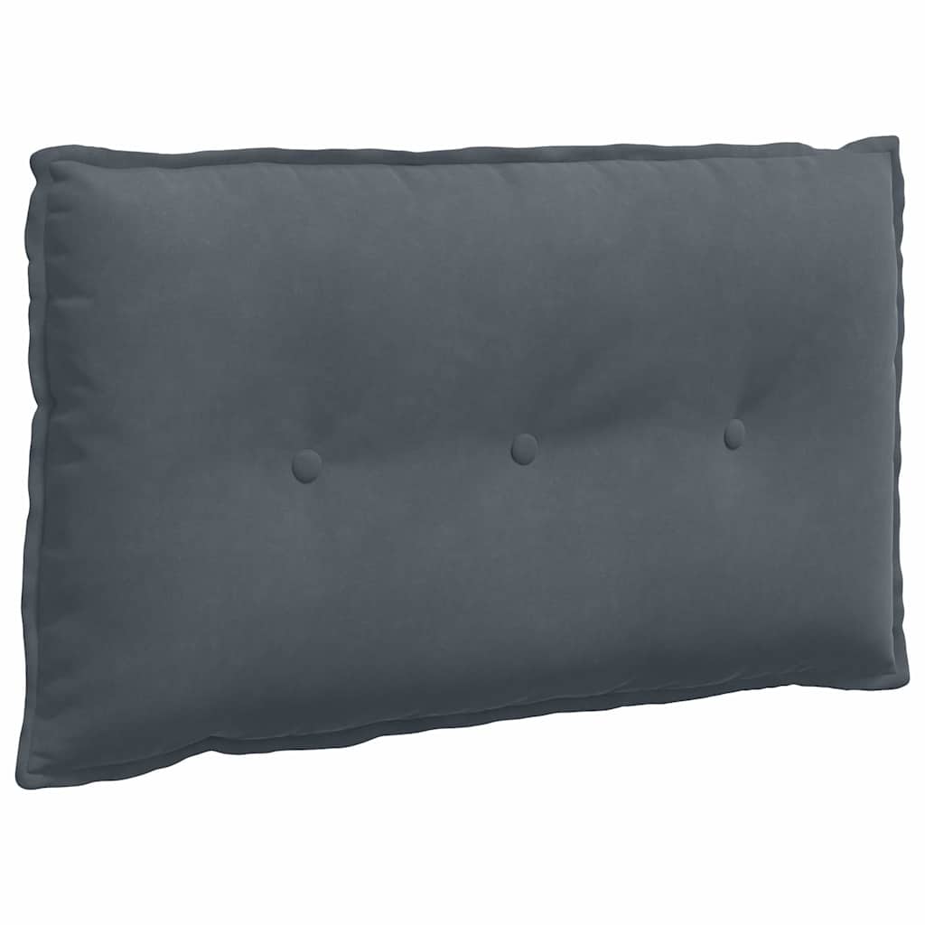 Vidaxx coussin de dossier gris foncé 80 x 50 cm tissu corde