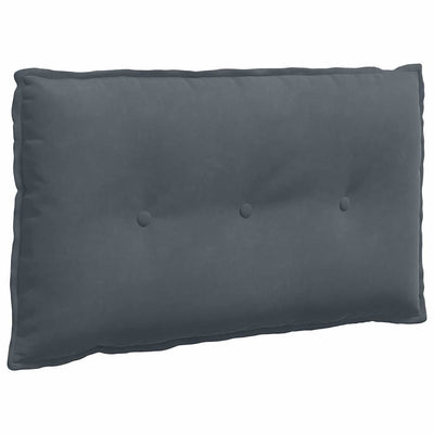 Vidaxx coussin de dossier gris foncé 80 x 50 cm tissu corde