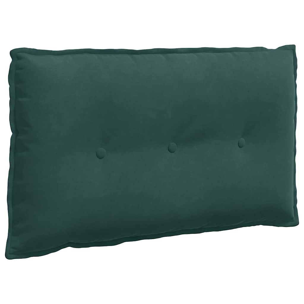 Vidaxx coussin de dossier vert foncé 80 x 50 cm tissu corde