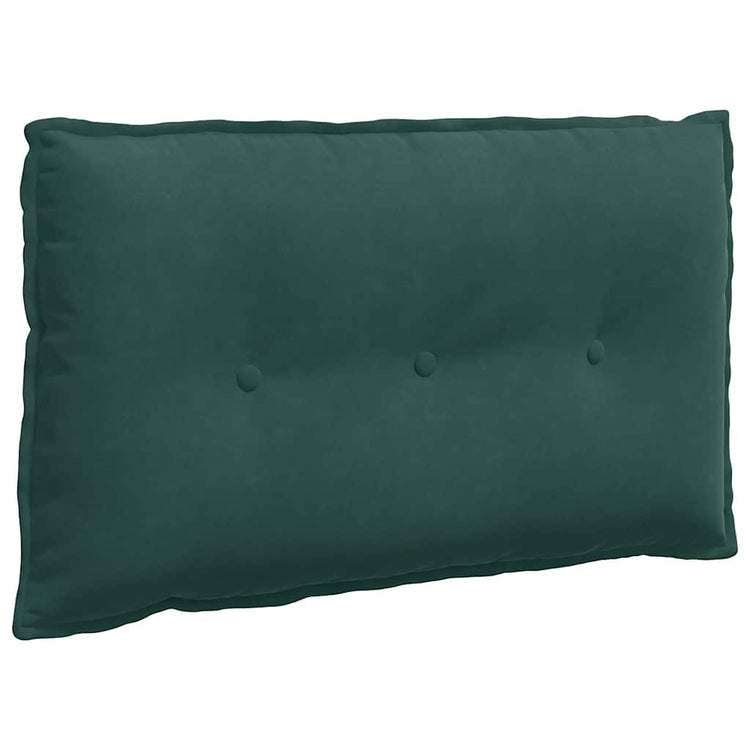 Vidaxx coussin de dossier vert foncé 80 x 50 cm tissu corde