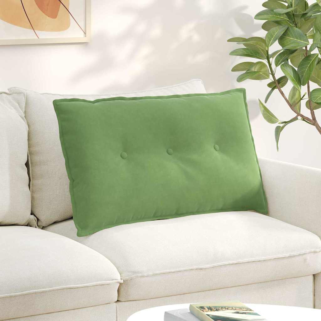 Vidaxx coussin de dossier vert clair 80 x 50 cm tissu corde
