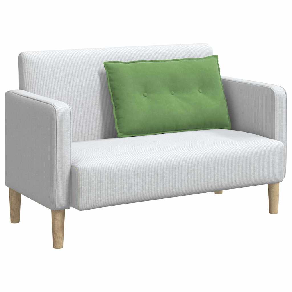 Vidaxx coussin de dossier vert clair 80 x 50 cm tissu corde