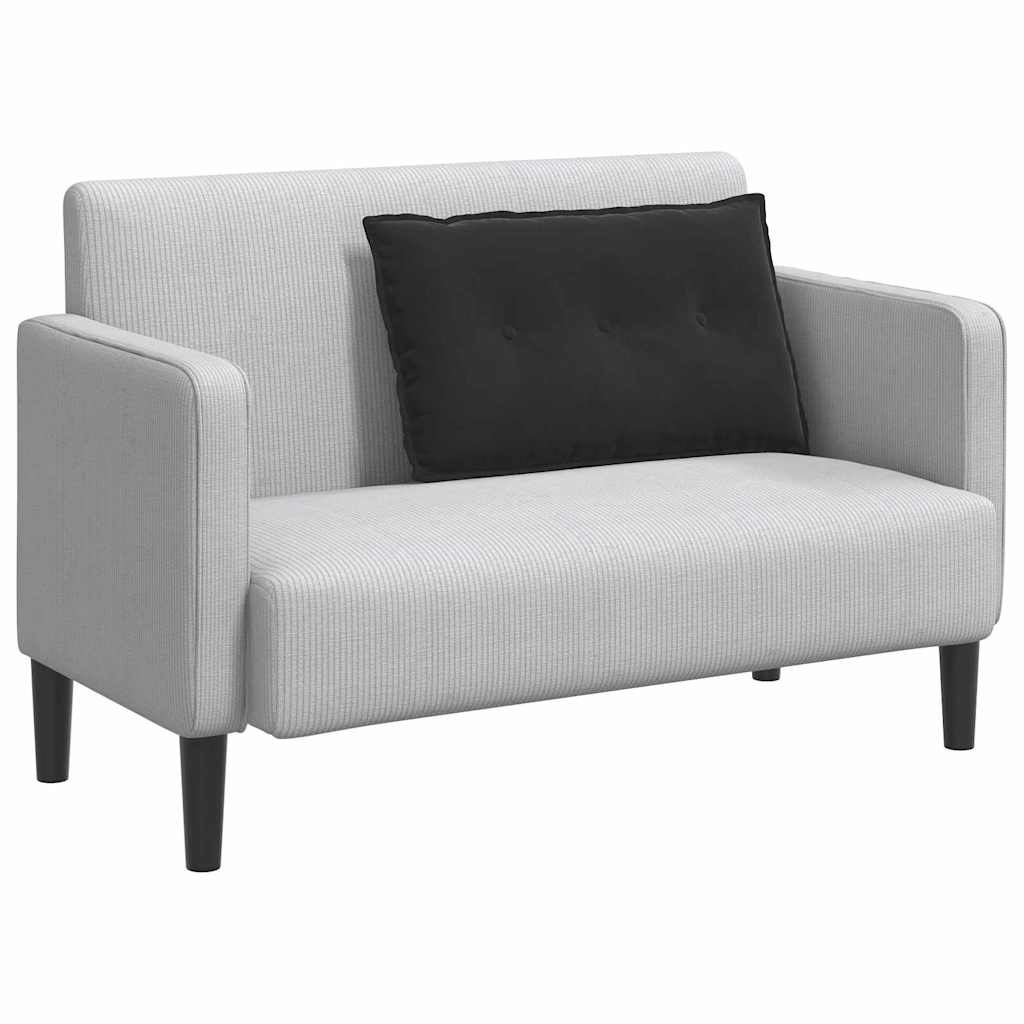 Vidaxx coussin de dossier noir 80 x 50 cm tissu corde