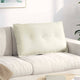 Vidaxx coussin de dossier crème 80 x 50 cm tissu corde