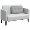 Vidaxx coussin de dossier gris clair 80 x 50 cm tissu microfibre