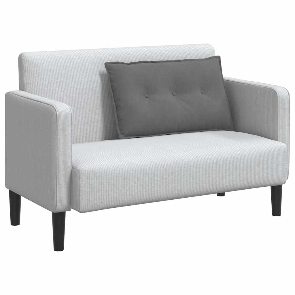Vidaxx coussin de dossier gris foncé 80 x 50 cm tissu microfibre