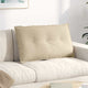 Vidaxx coussin de dossier crème 80 x 50 cm tissu microfibre