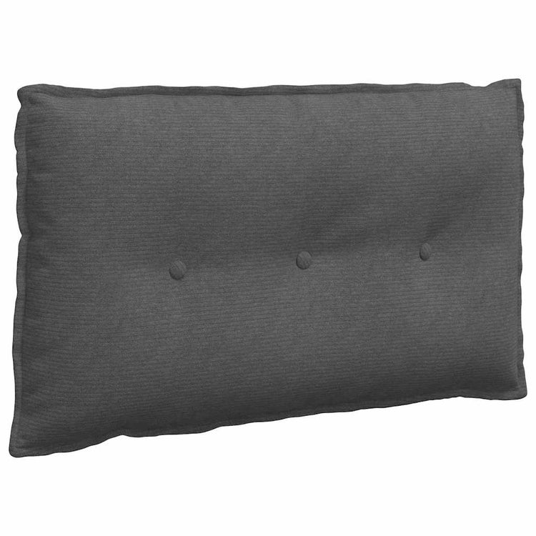 Vidaxx coussin de dossier gris foncé 80 x 50 cm tissu corde
