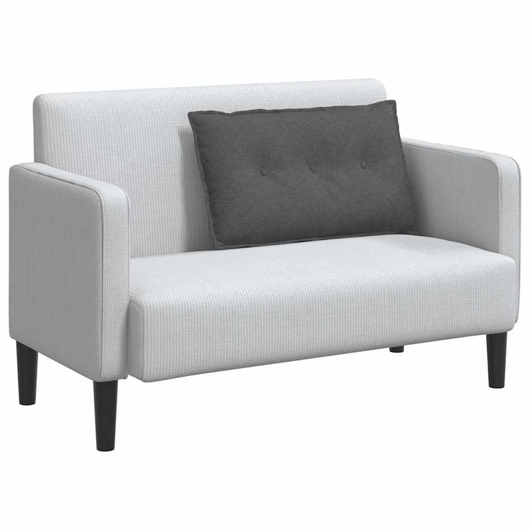 Vidaxx coussin de dossier gris foncé 80 x 50 cm tissu corde