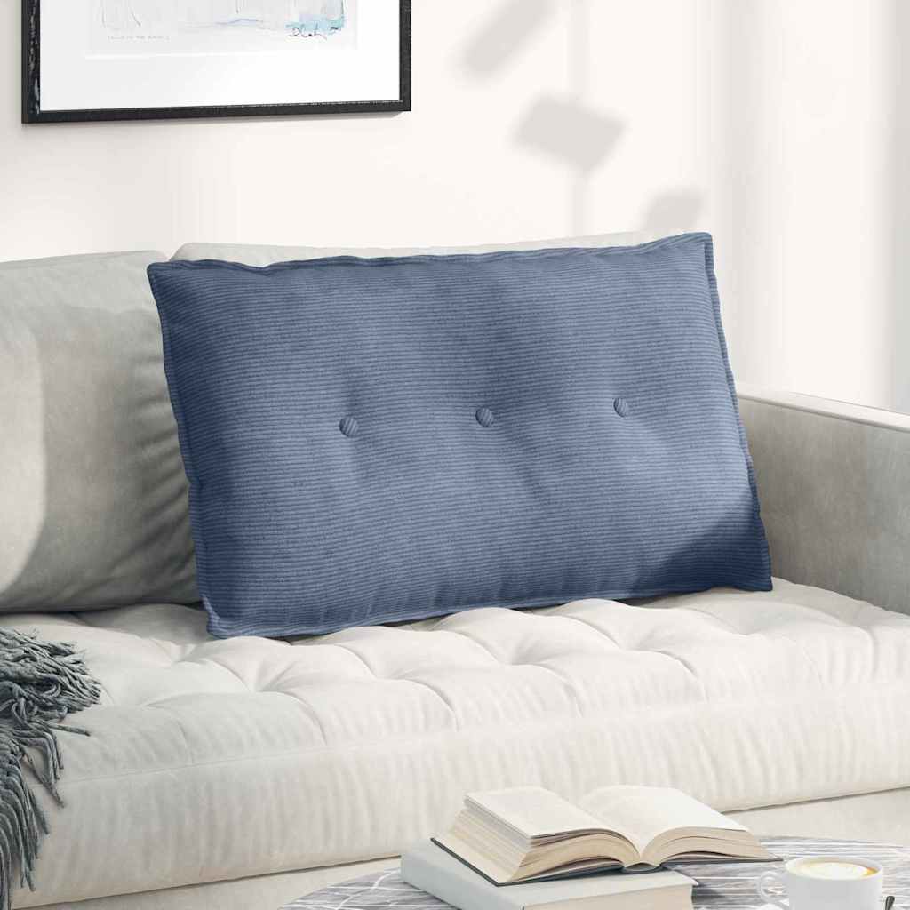 Vidaxx coussin de dossier bleu 80 x 50 cm tissu corde