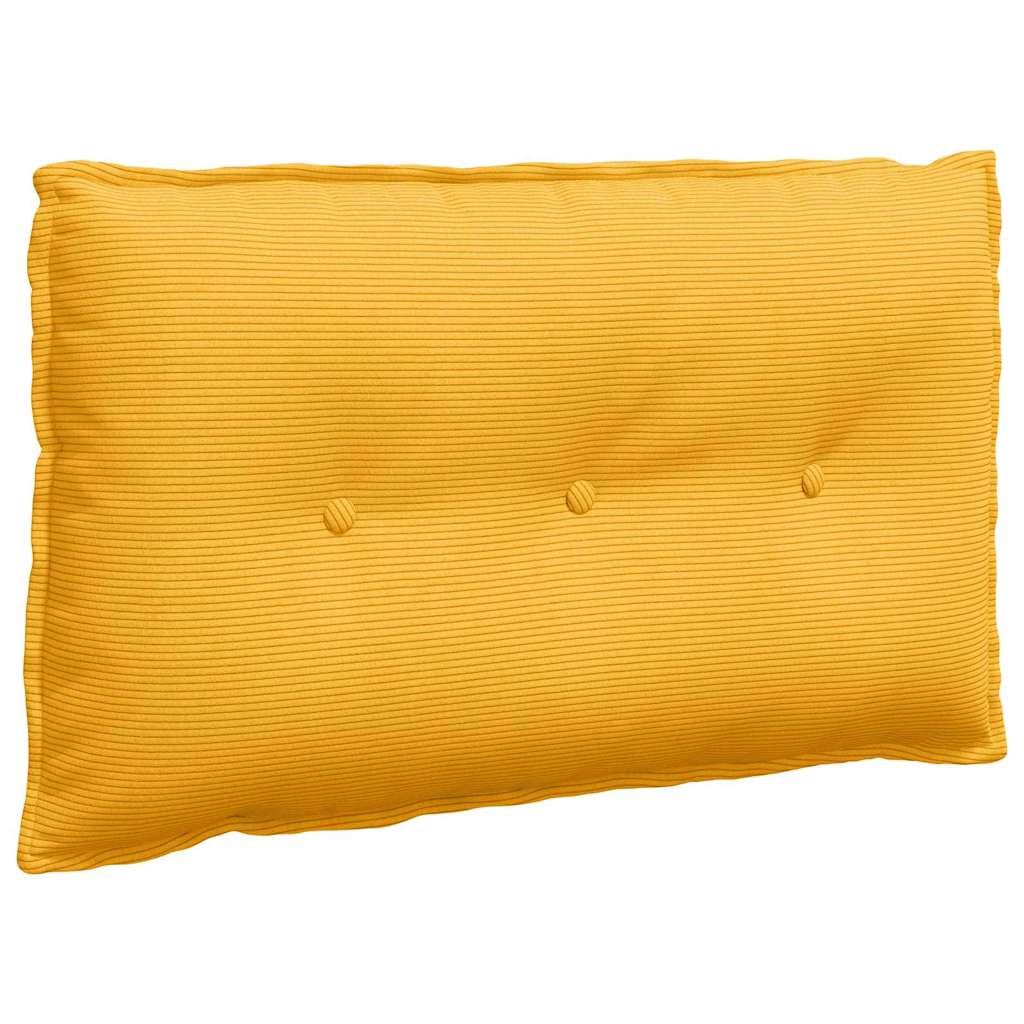 Vidaxx coussin de dossier jaune clair 80 x 50 cm tissu corde