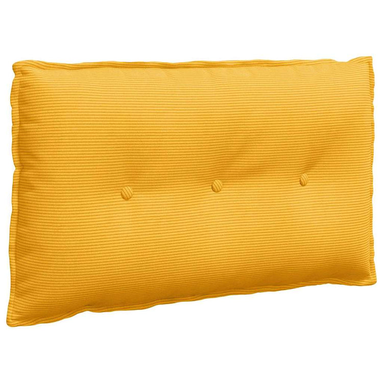Vidaxx coussin de dossier jaune clair 80 x 50 cm tissu corde