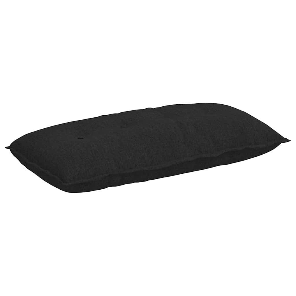 Vidaxx coussin de dossier noir 100 x 19 x 50 cm tissu