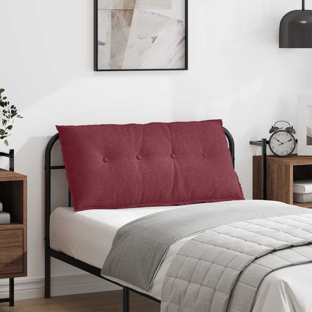 Vidaxx coussin de dossier rouge vin 100 x 19 x 50 cm tissu