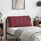 Vidaxx coussin de dossier rouge vin 100 x 19 x 50 cm tissu