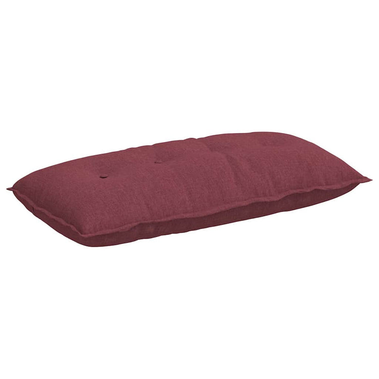 Vidaxx coussin de dossier rouge vin 100 x 19 x 50 cm tissu