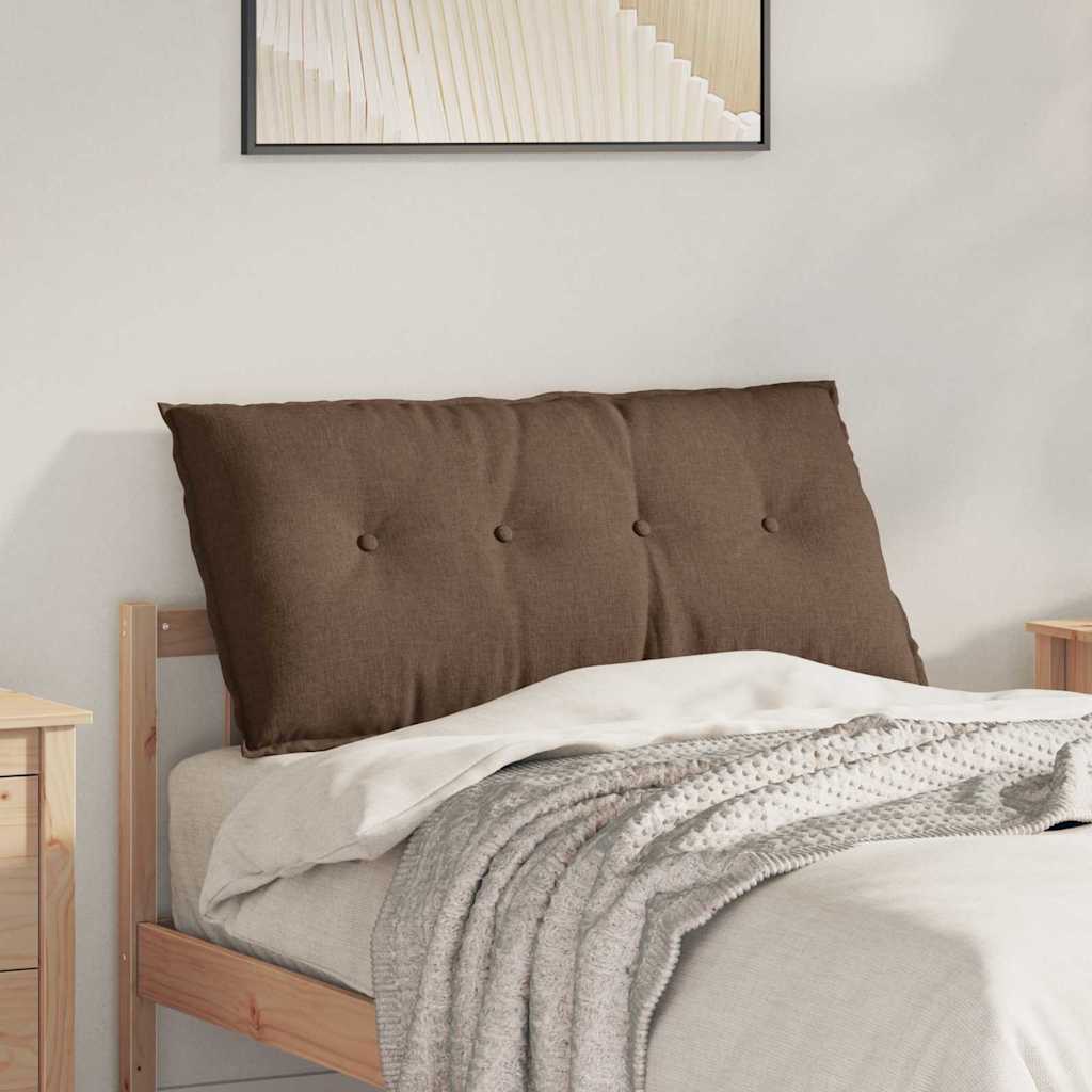 Vidaxx coussin de dossier marron 100 x 19 x 50 cm tissu