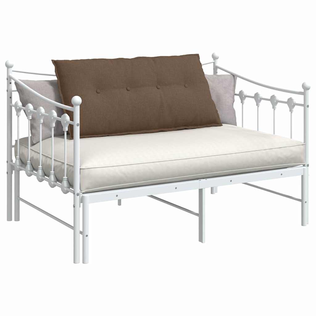 Vidaxx coussin de dossier marron 100 x 19 x 50 cm tissu