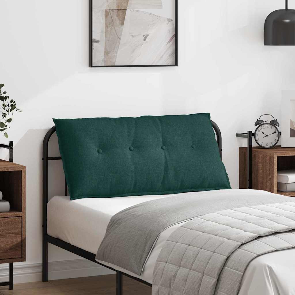 Vidaxx coussin de dossier vert foncé 100 x 19 x 50 cm tissu