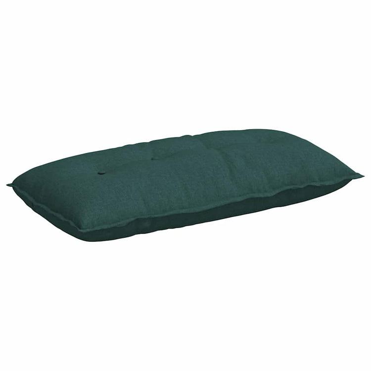 Vidaxx coussin de dossier vert foncé 100 x 19 x 50 cm tissu