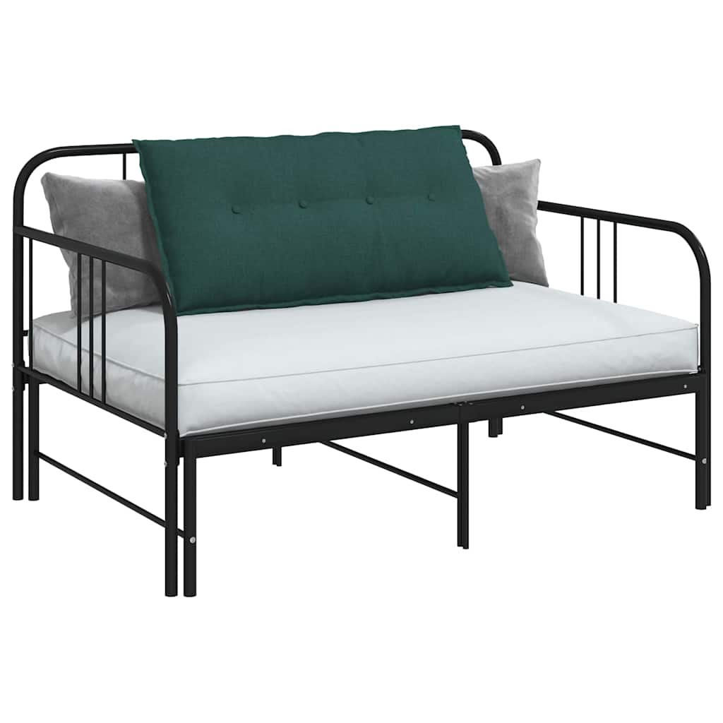 Vidaxx coussin de dossier vert foncé 100 x 19 x 50 cm tissu