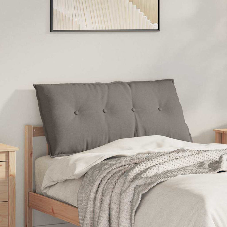 Vidaxx coussin de dossier taupe 100 x 19 x 50 cm tissu