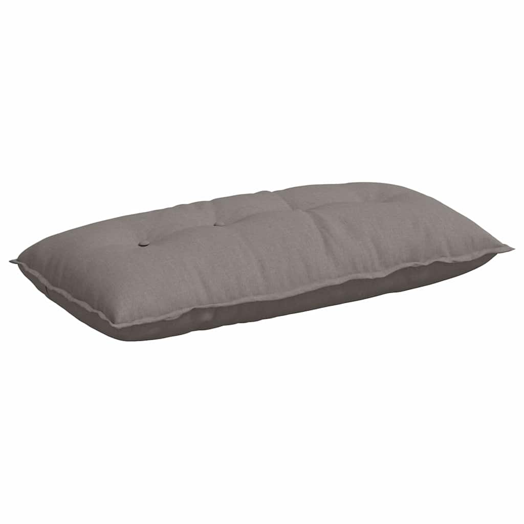 Vidaxx coussin de dossier taupe 100 x 19 x 50 cm tissu