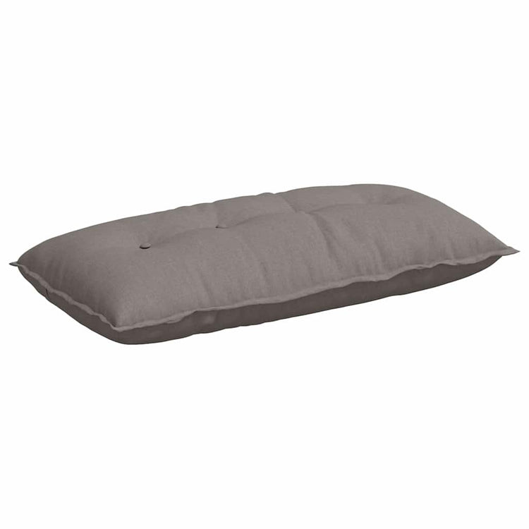 Vidaxx coussin de dossier taupe 100 x 19 x 50 cm tissu