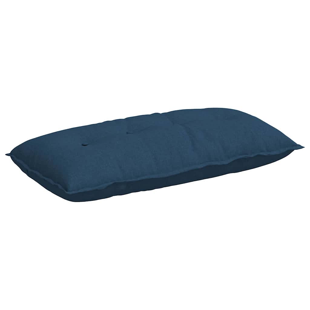 Vidaxx coussin de dossier bleu 100 x 19 x 50 cm tissu