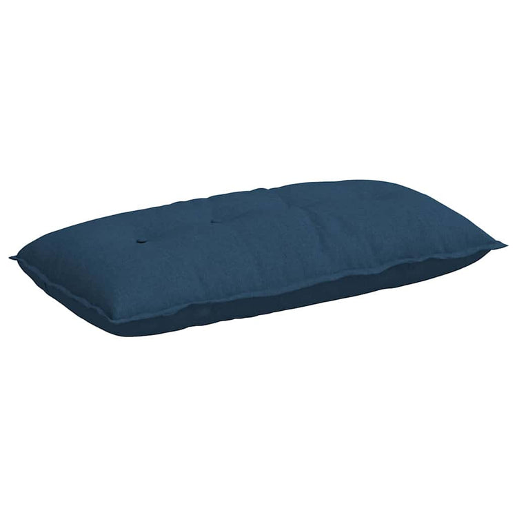Vidaxx coussin de dossier bleu 100 x 19 x 50 cm tissu