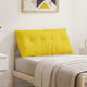 Vidaxx coussin de dossier jaune clair 100 x 19 x 50 cm tissu