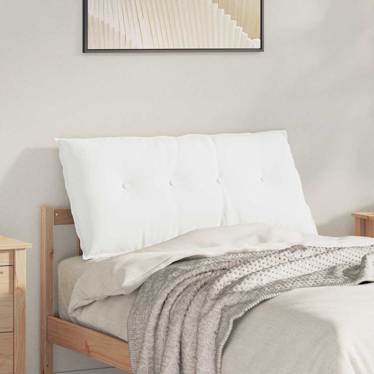 Vidaxx coussin de dossier blanc 100 x 19 x 50 cm tissu