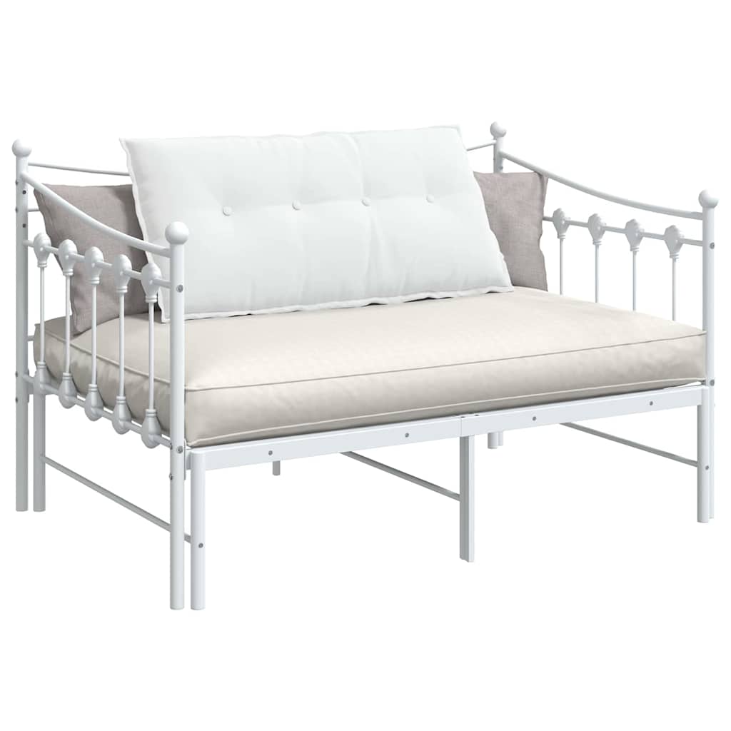 Vidaxx coussin de dossier blanc 100 x 19 x 50 cm tissu