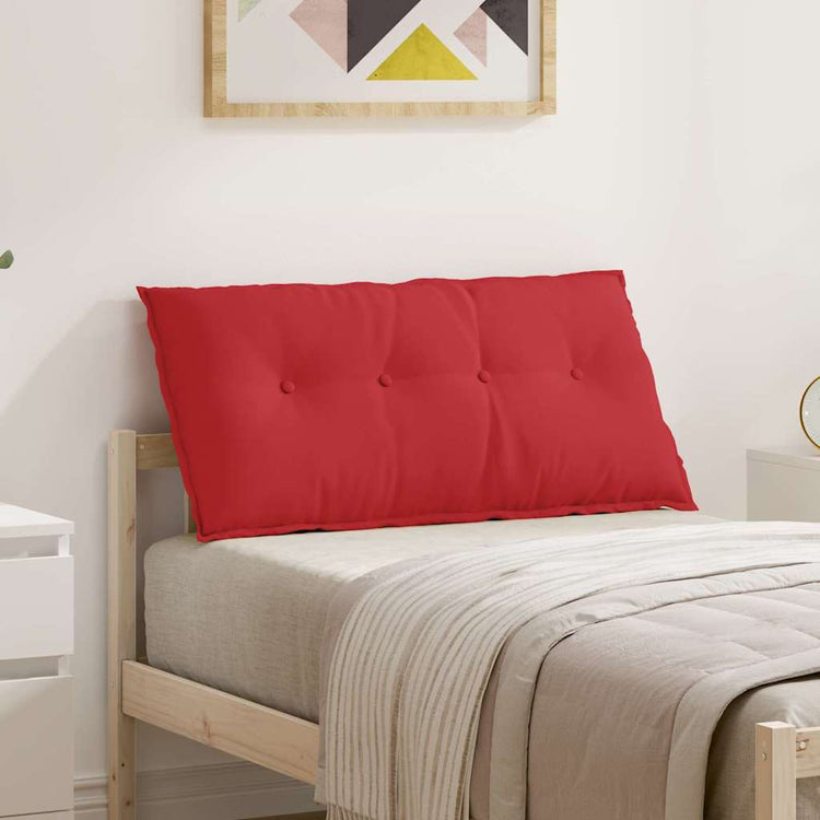 Vidaxx coussin de dossier rouge 100 x 19 x 50 cm tissu