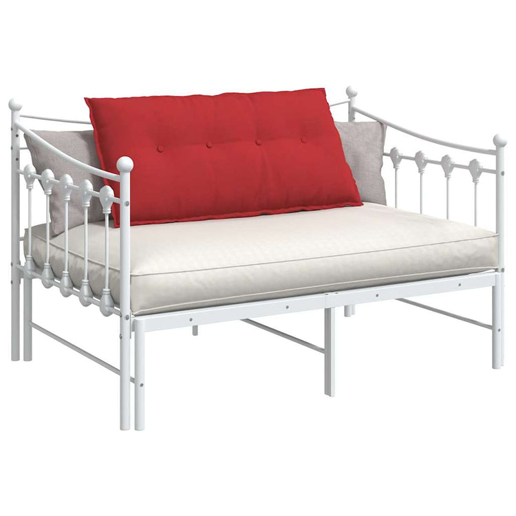 Vidaxx coussin de dossier rouge 100 x 19 x 50 cm tissu