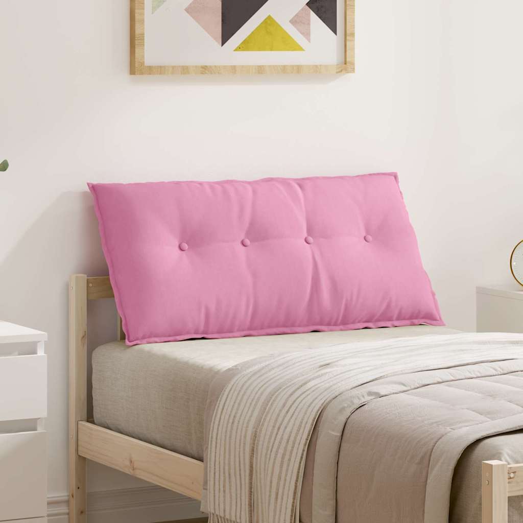 Vidaxx coussin de dossier rose 100 x 19 x 50 cm tissu