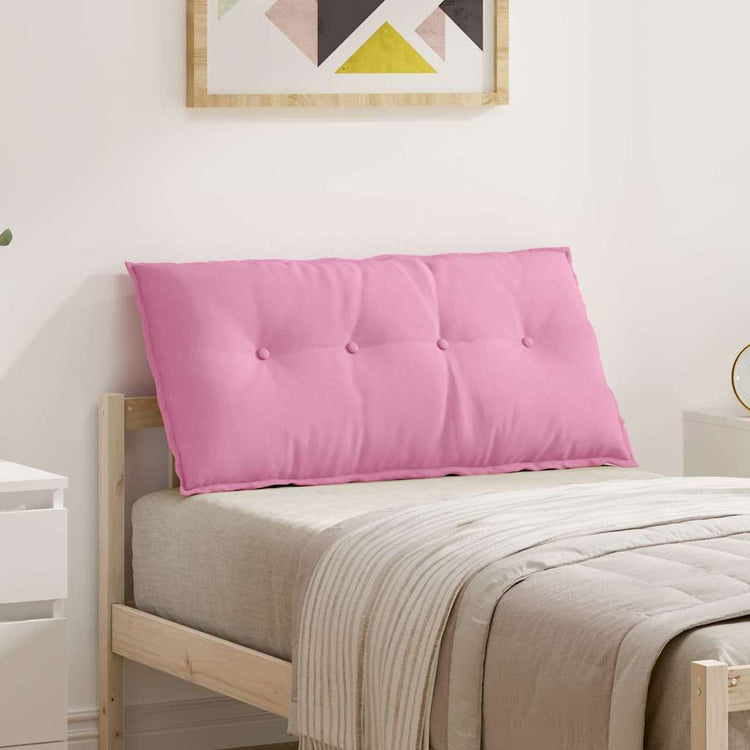 Vidaxx coussin de dossier rose 100 x 19 x 50 cm tissu