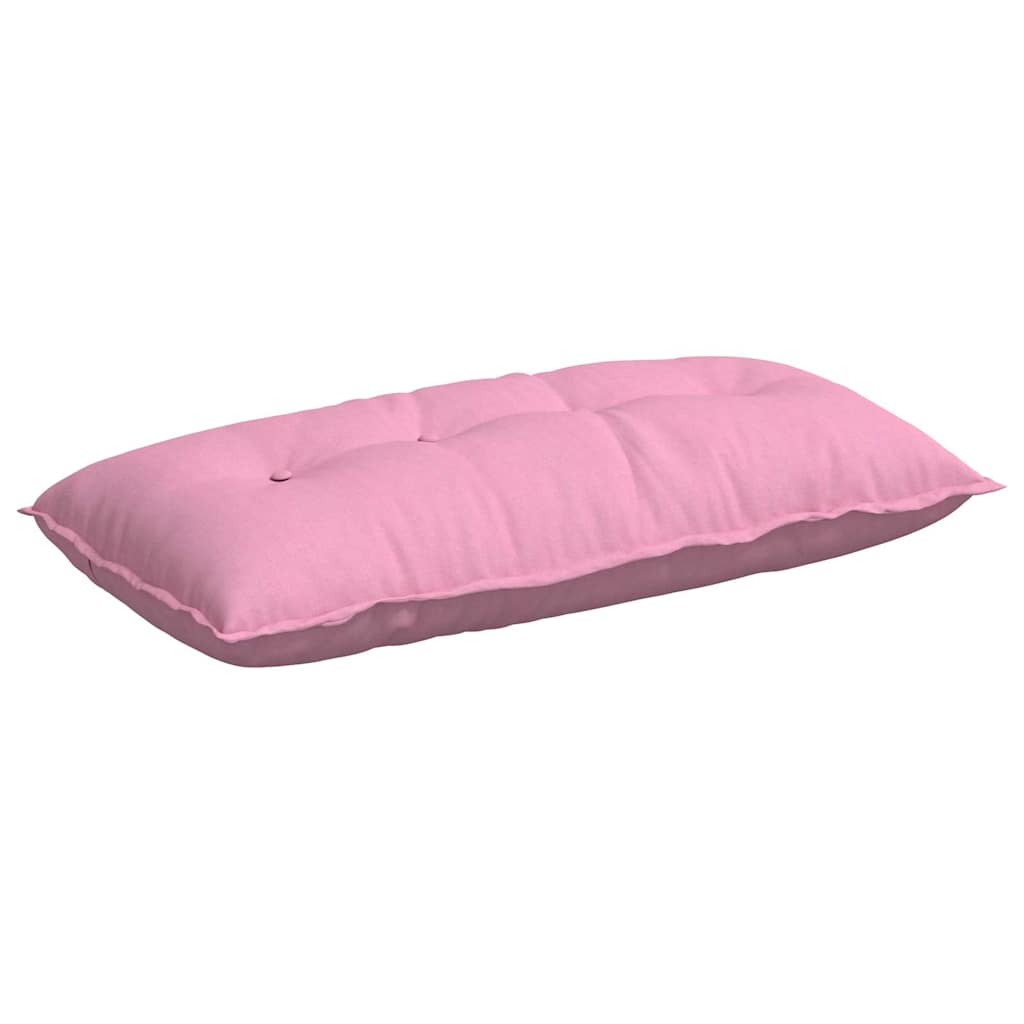 Vidaxx coussin de dossier rose 100 x 19 x 50 cm tissu