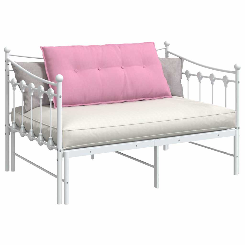 Vidaxx coussin de dossier rose 100 x 19 x 50 cm tissu