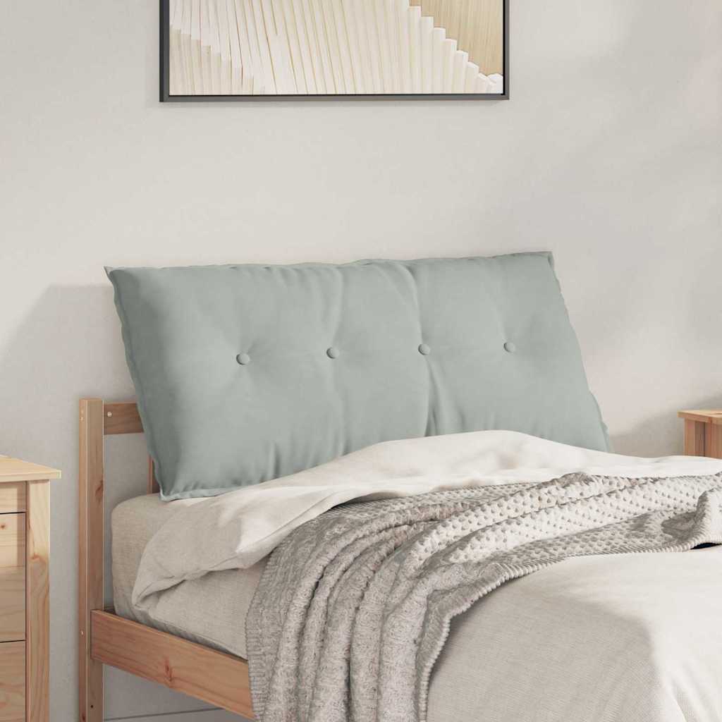 Vidaxx coussin de dossier gris clair 100 x 50 cm tissu corde