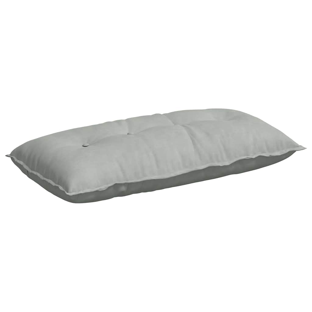 Vidaxx coussin de dossier gris clair 100 x 50 cm tissu corde