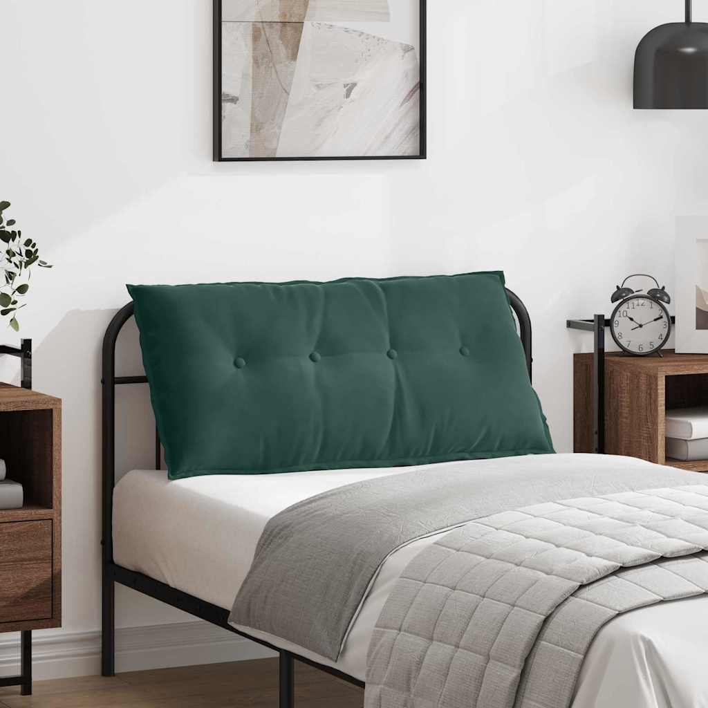 Vidaxx coussin de dossier vert foncé 100 x 50 cm tissu corde