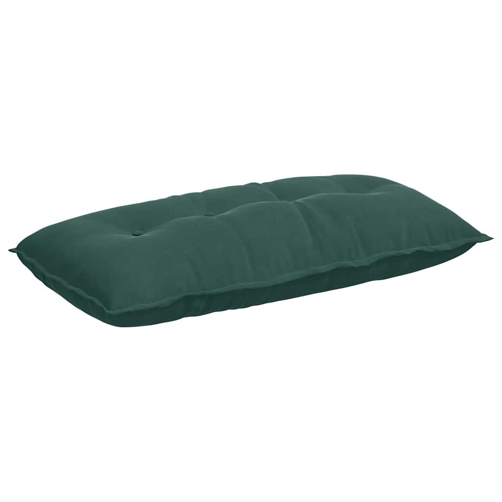Vidaxx coussin de dossier vert foncé 100 x 50 cm tissu corde